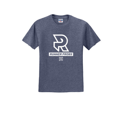 LOGO (White) - Short Sleeve 50/50 Tee