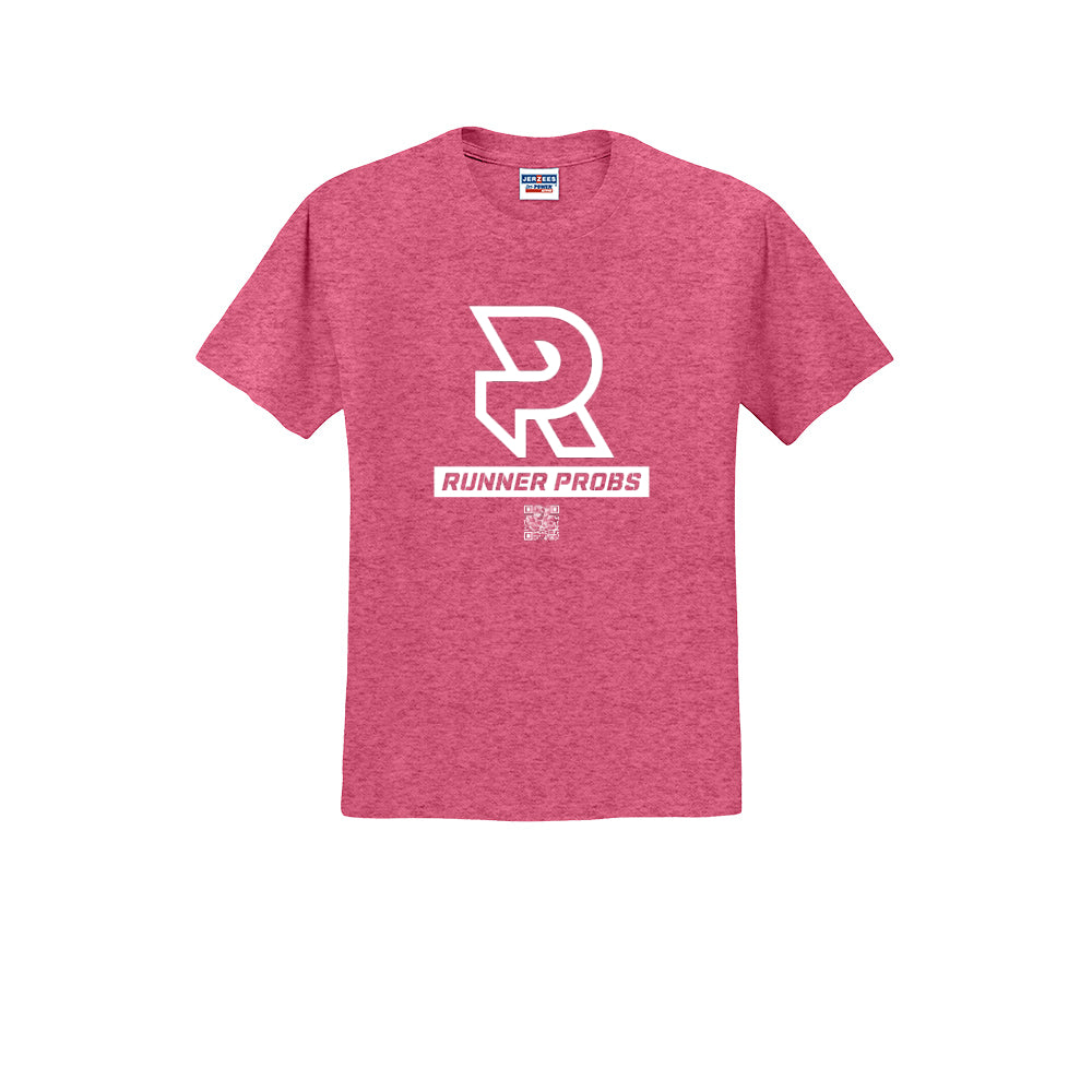 LOGO (White) - Short Sleeve 50/50 Tee