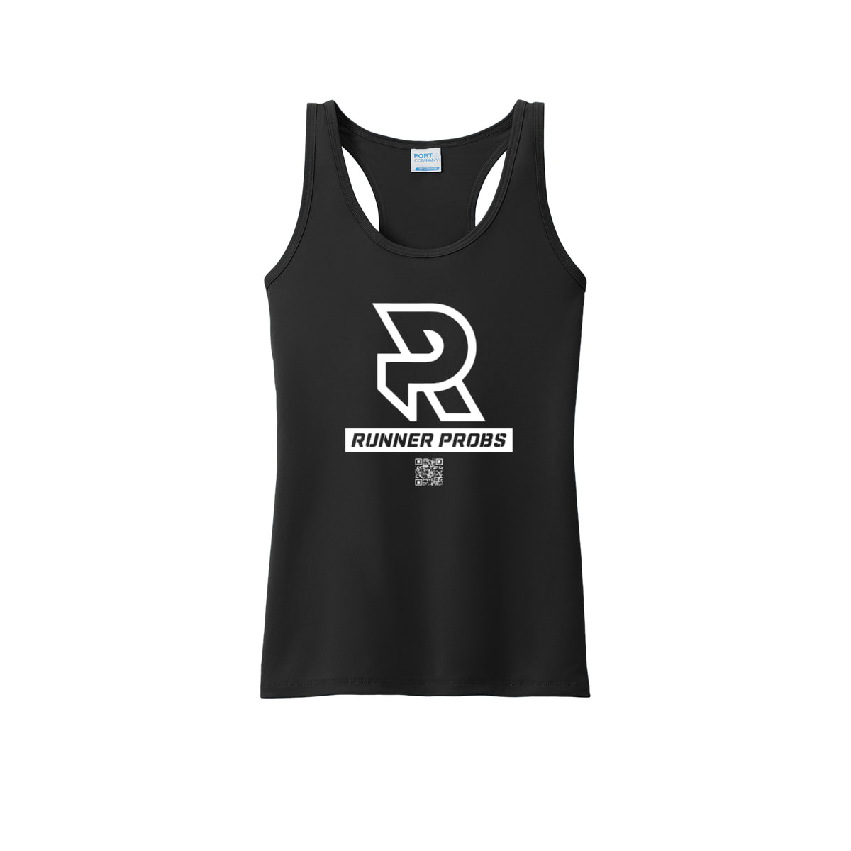 LOGO (White) - Womens Performance Tank