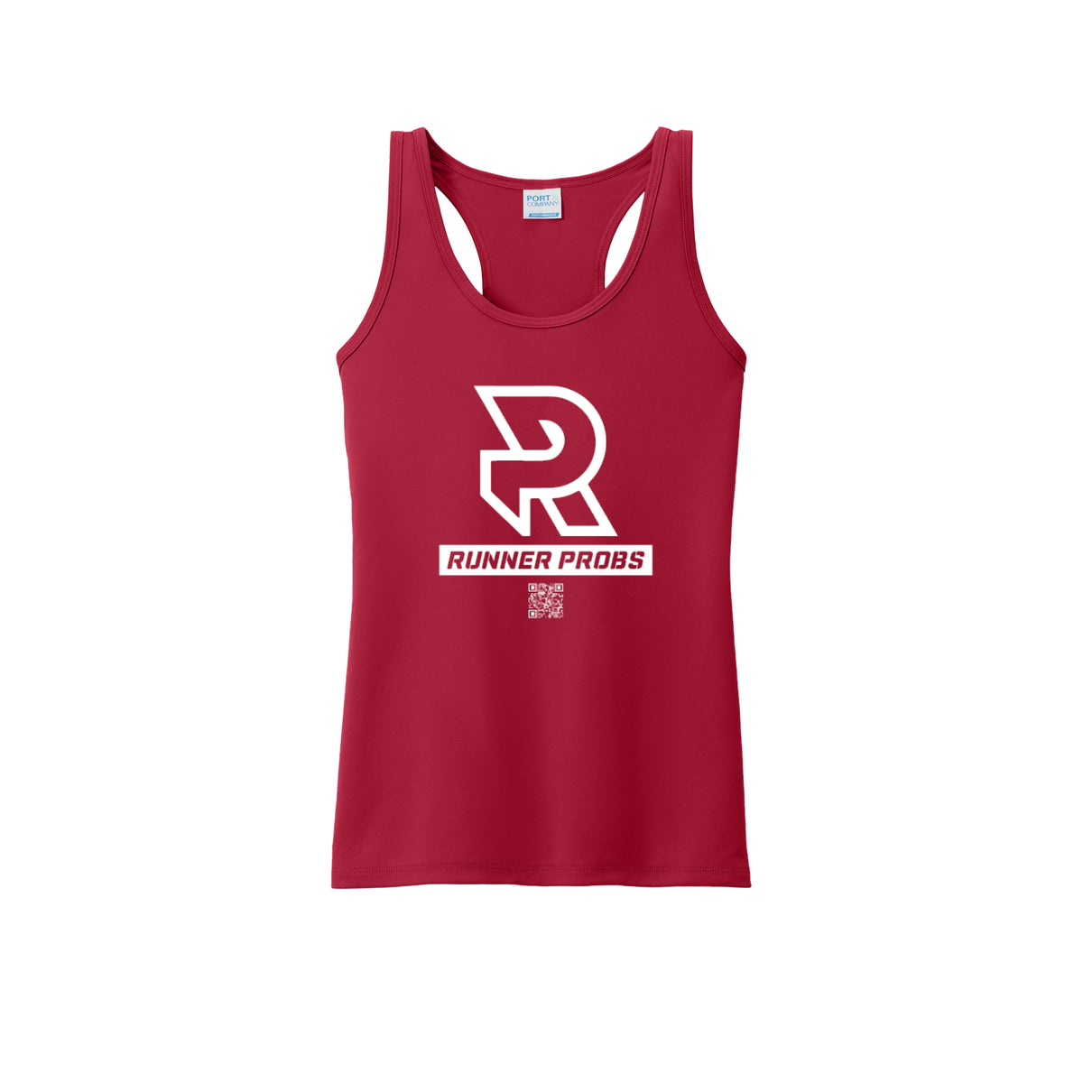 LOGO (White) - Womens Performance Tank