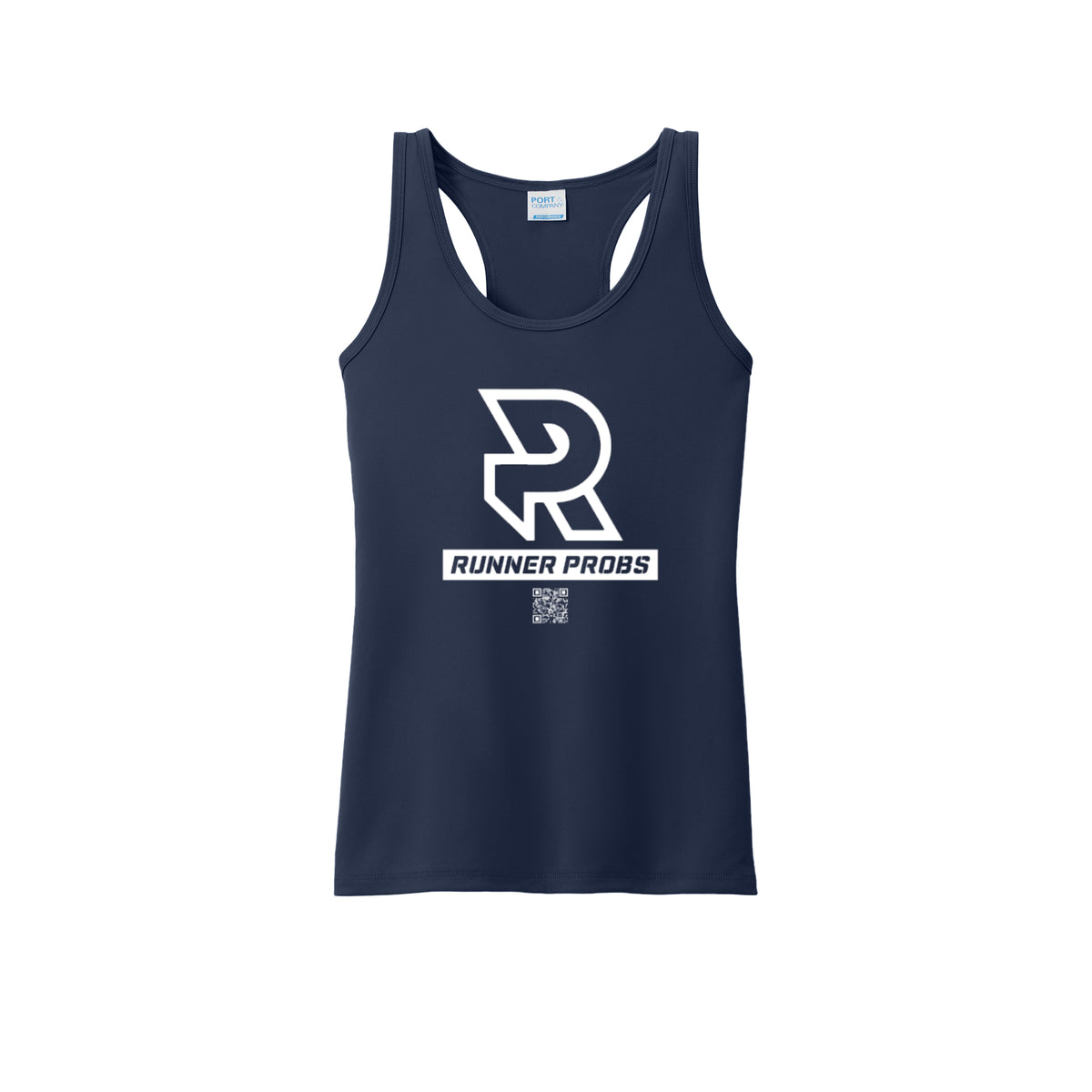 LOGO (White) - Womens Performance Tank