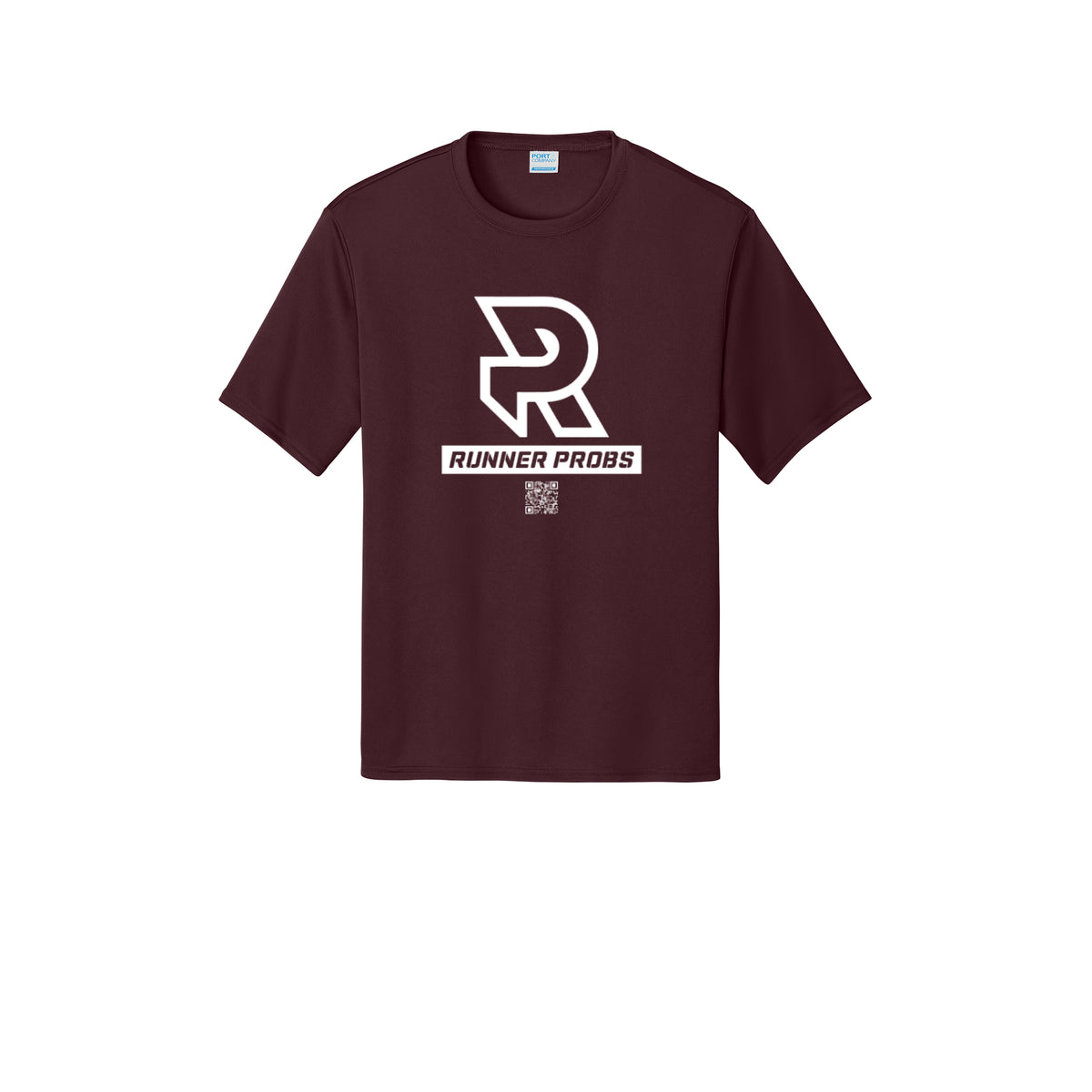 LOGO (White) - Short Sleeve Performance Tee