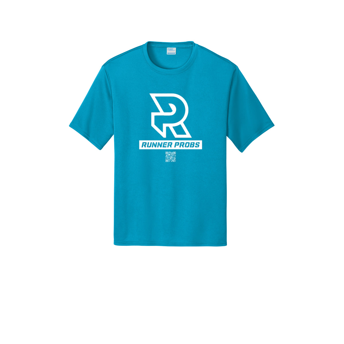 LOGO (White) - Short Sleeve Performance Tee