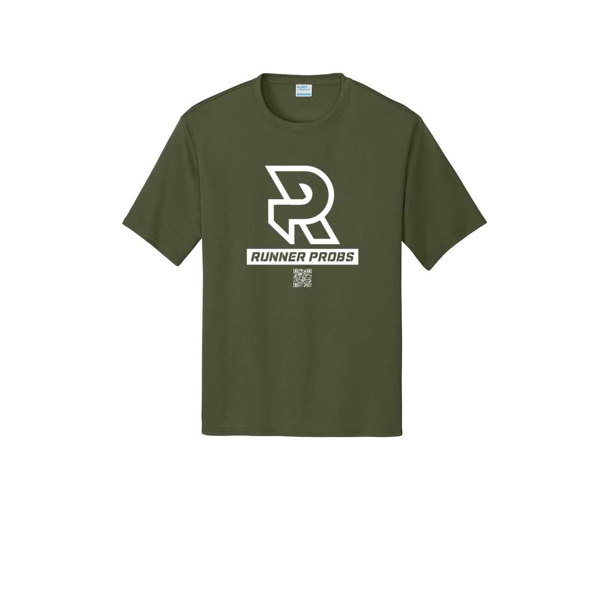 LOGO (White) - Short Sleeve Performance Tee