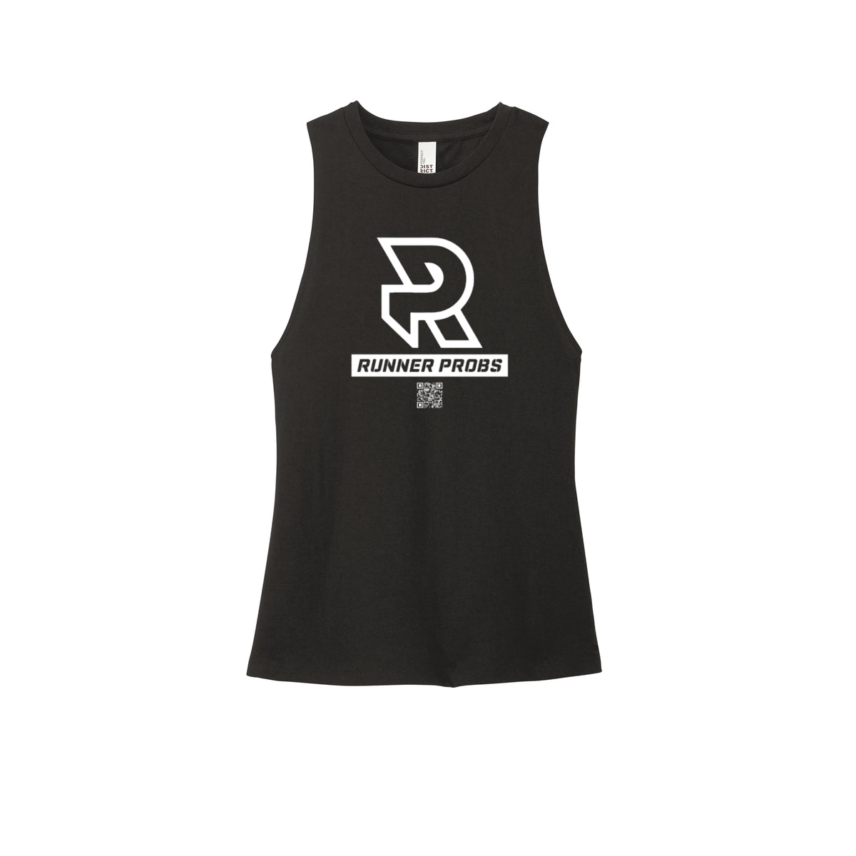 LOGO (White) - Womens Perfect Tri Muscle Tank
