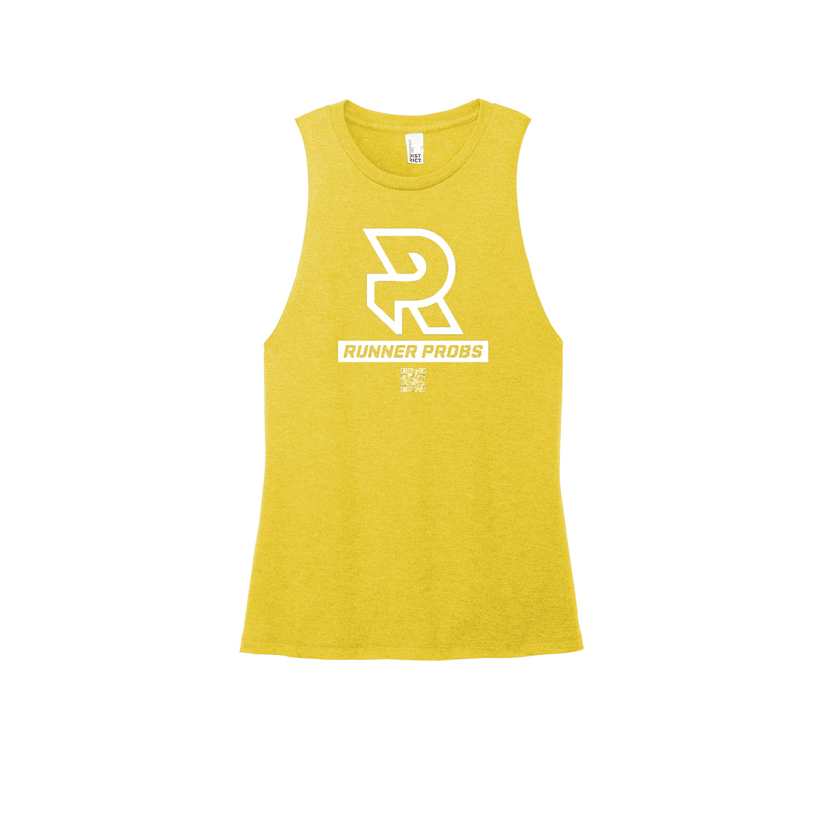 LOGO (White) - Womens Perfect Tri Muscle Tank
