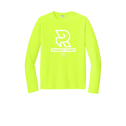 LOGO (White) - Long Sleeve Performance Tee