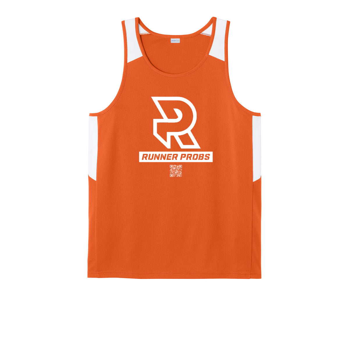 LOGO (White) - Mens Club Track Tank