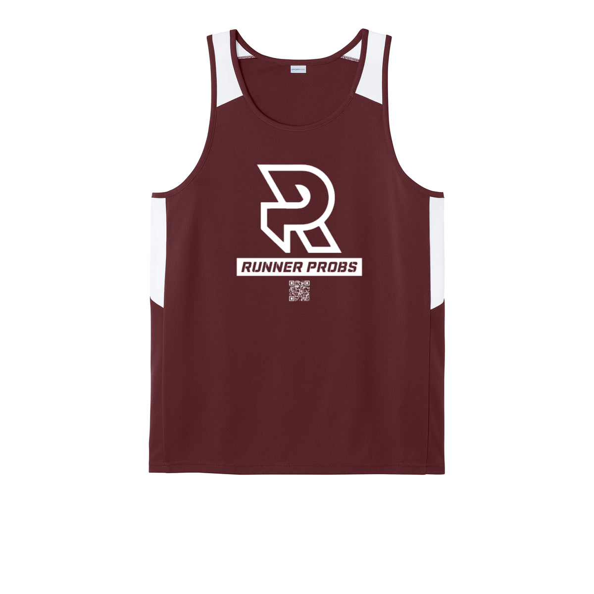 LOGO (White) - Mens Club Track Tank