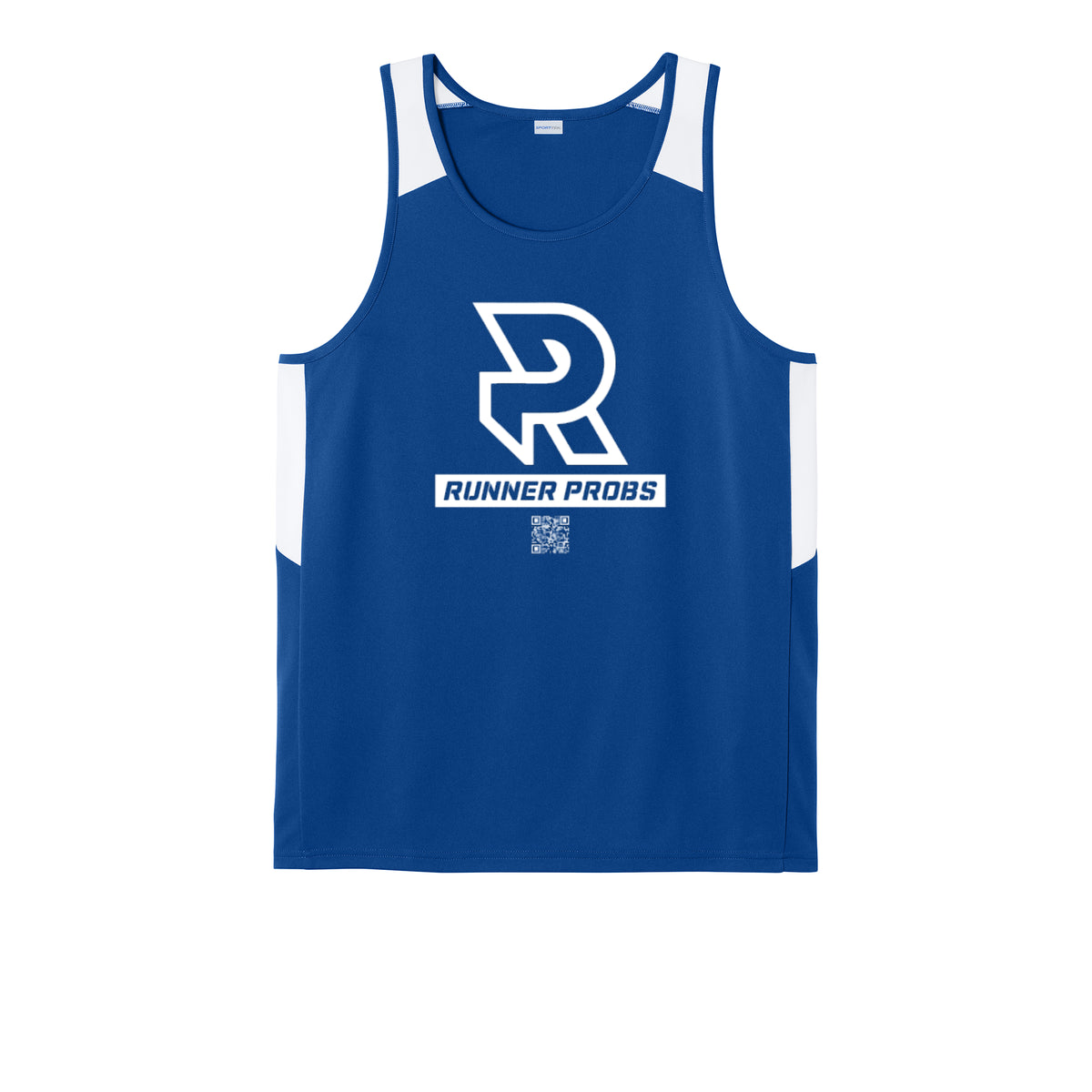 LOGO (White) - Mens Club Track Tank