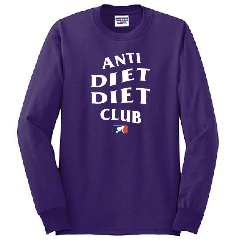 ANTI DIET CLUB - Long Sleeve T-Shirt