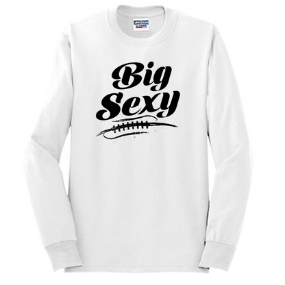 BIG SEXY (Black) (A) - Tall Long Sleeve T-Shirt