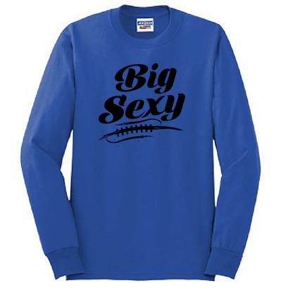 BIG SEXY (Black) (A) - Tall Long Sleeve T-Shirt