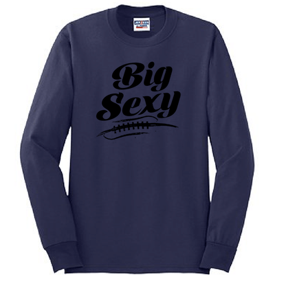 BIG SEXY (Black) (A) - Tall Long Sleeve T-Shirt
