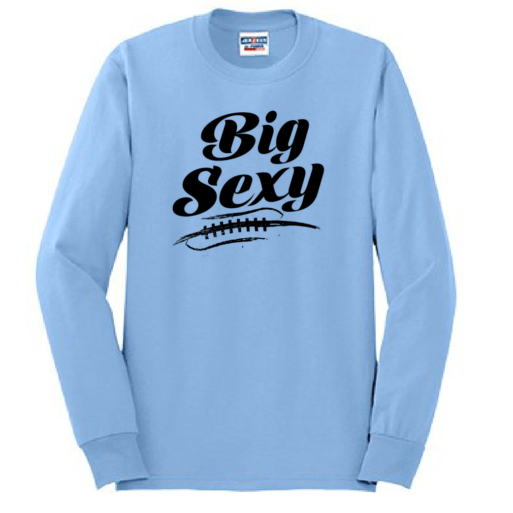 BIG SEXY (Black) (A) - Long Sleeve T-Shirt