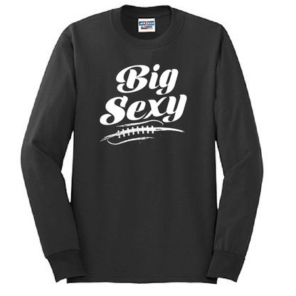 BIG SEXY (White) (A) - Tall Long Sleeve T-Shirt