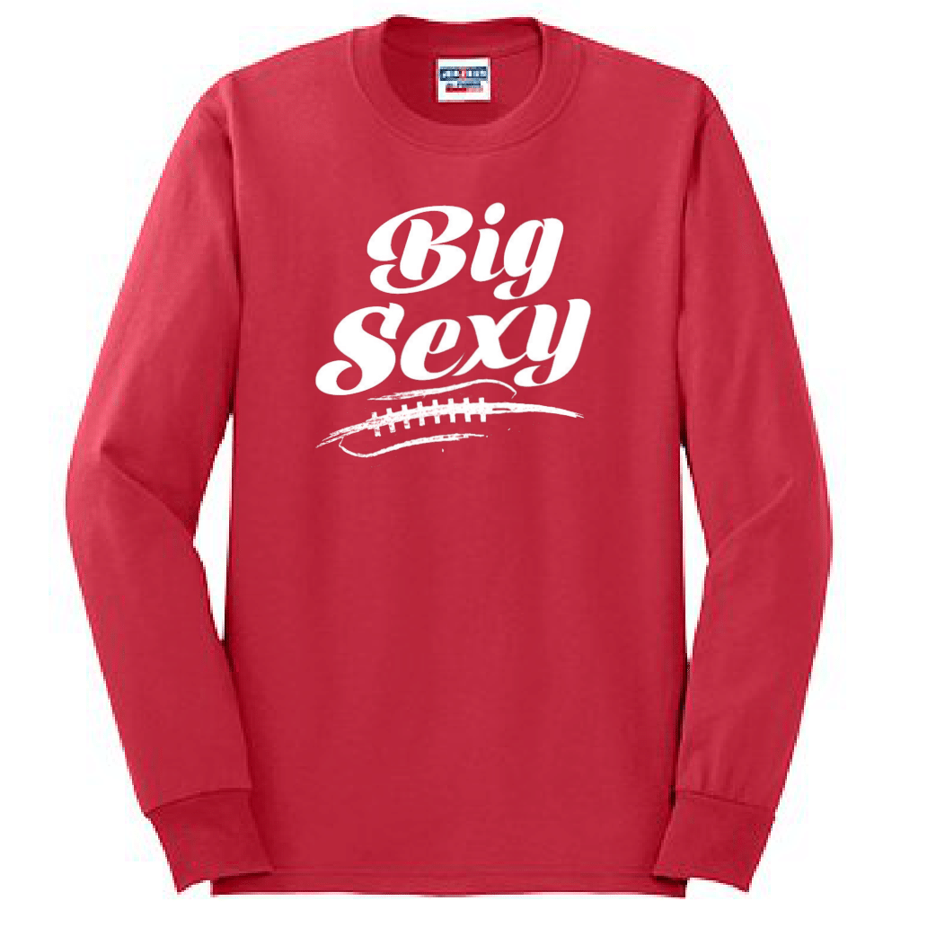 BIG SEXY (White) (A) - Tall Long Sleeve T-Shirt
