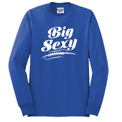 BIG SEXY (White) (A) - Tall Long Sleeve T-Shirt