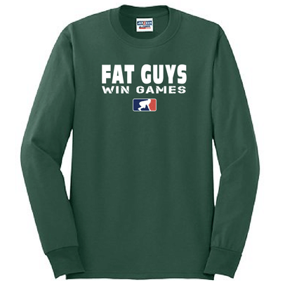 FAT GUYS WIN GAMES - Tall Long Sleeve T-Shirt
