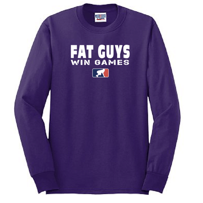 FAT GUYS WIN GAMES - Tall Long Sleeve T-Shirt