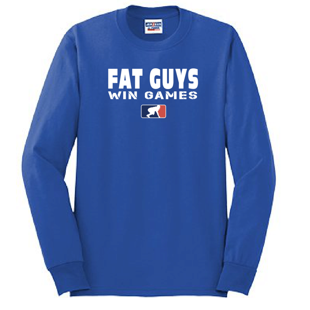 FAT GUYS WIN GAMES - Tall Long Sleeve T-Shirt