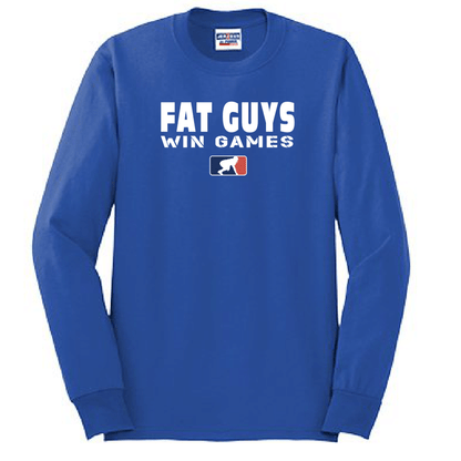 FAT GUYS WIN GAMES - Tall Long Sleeve T-Shirt