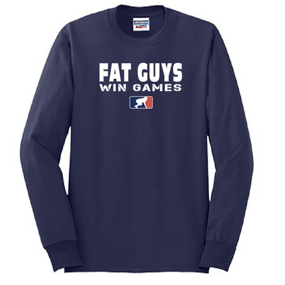 FAT GUYS WIN GAMES - Tall Long Sleeve T-Shirt