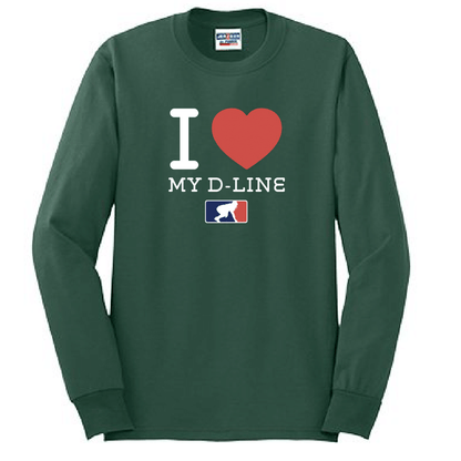 I <3 MY D-LINE - Tall Long Sleeve T-Shirt