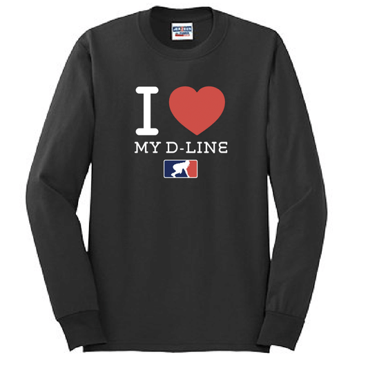 I <3 MY D-LINE - Tall Long Sleeve T-Shirt