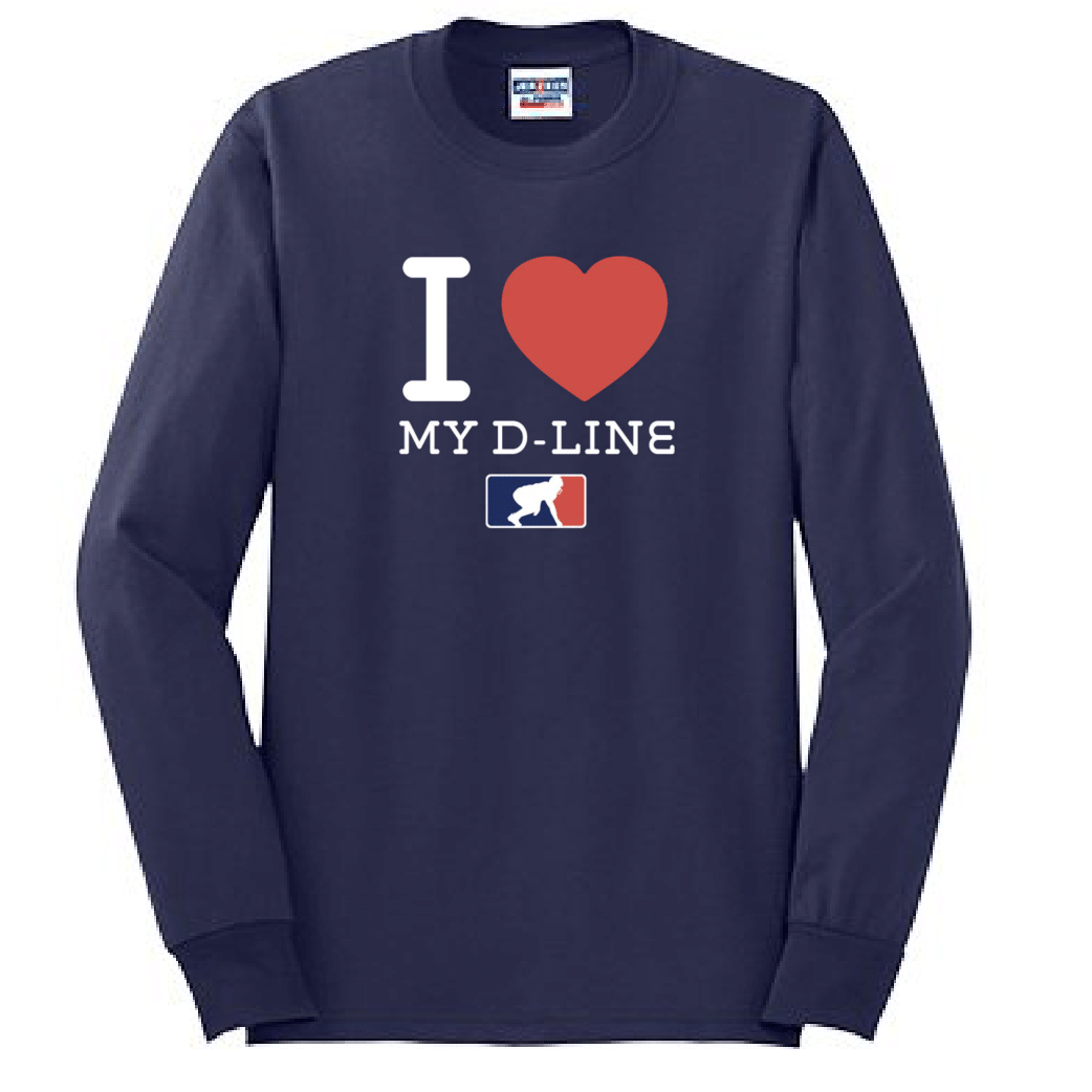 I <3 MY D-LINE - Tall Long Sleeve T-Shirt