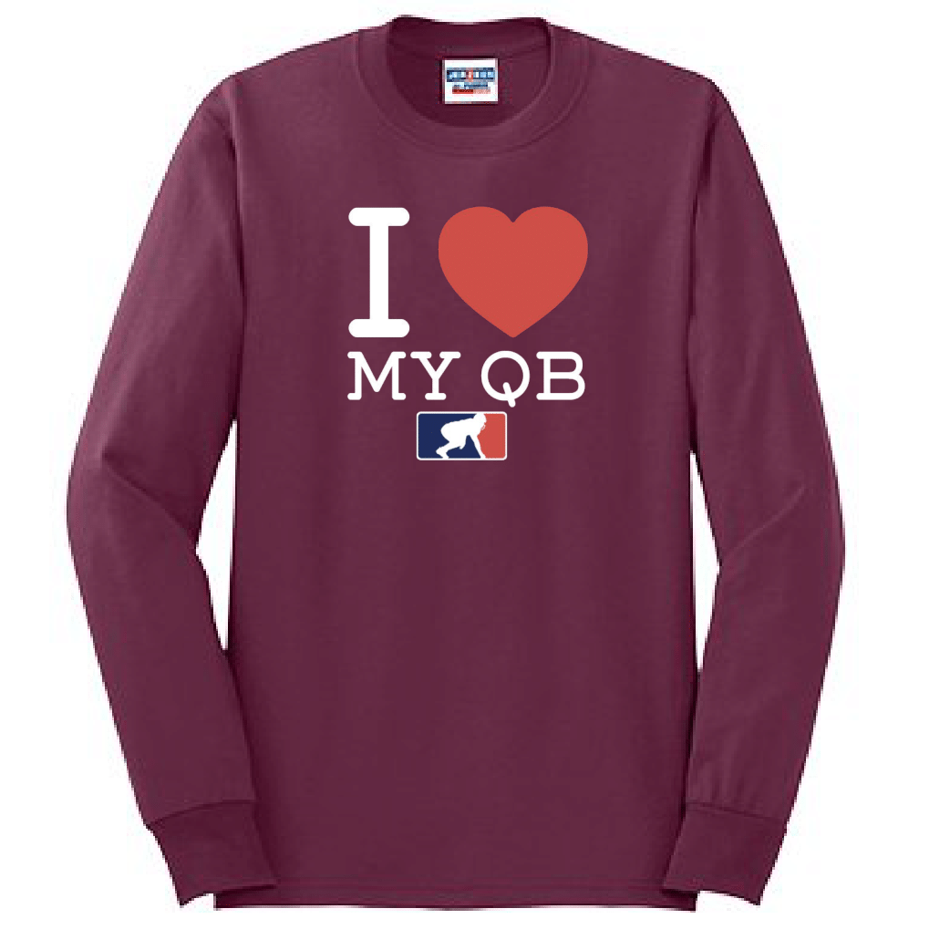 I <3 MY QB - Tall Long Sleeve T-Shirt