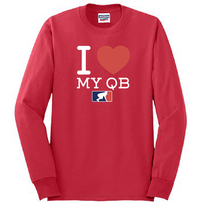I <3 MY QB - Tall Long Sleeve T-Shirt