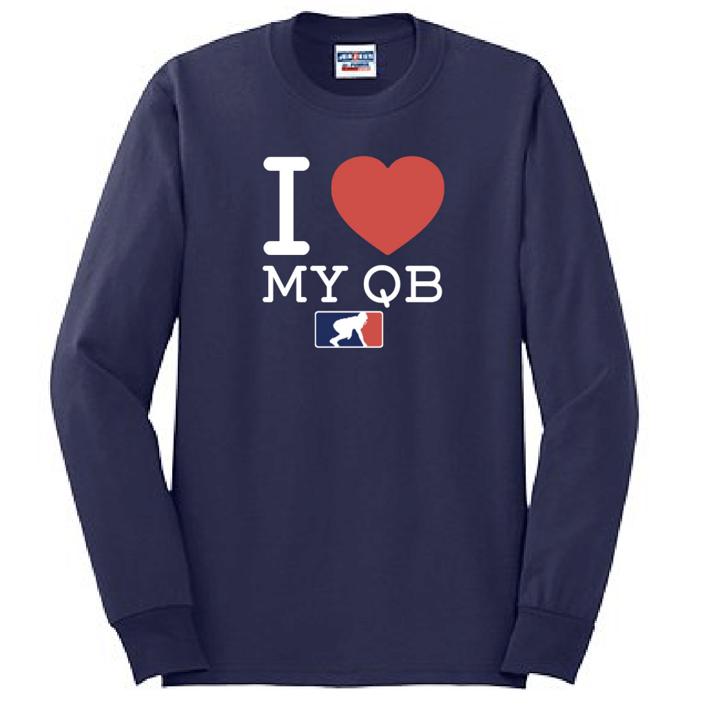 I <3 MY QB - Tall Long Sleeve T-Shirt