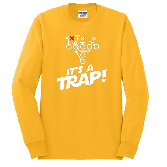 ITS A TRAP! (White) - Long Sleeve T-Shirt