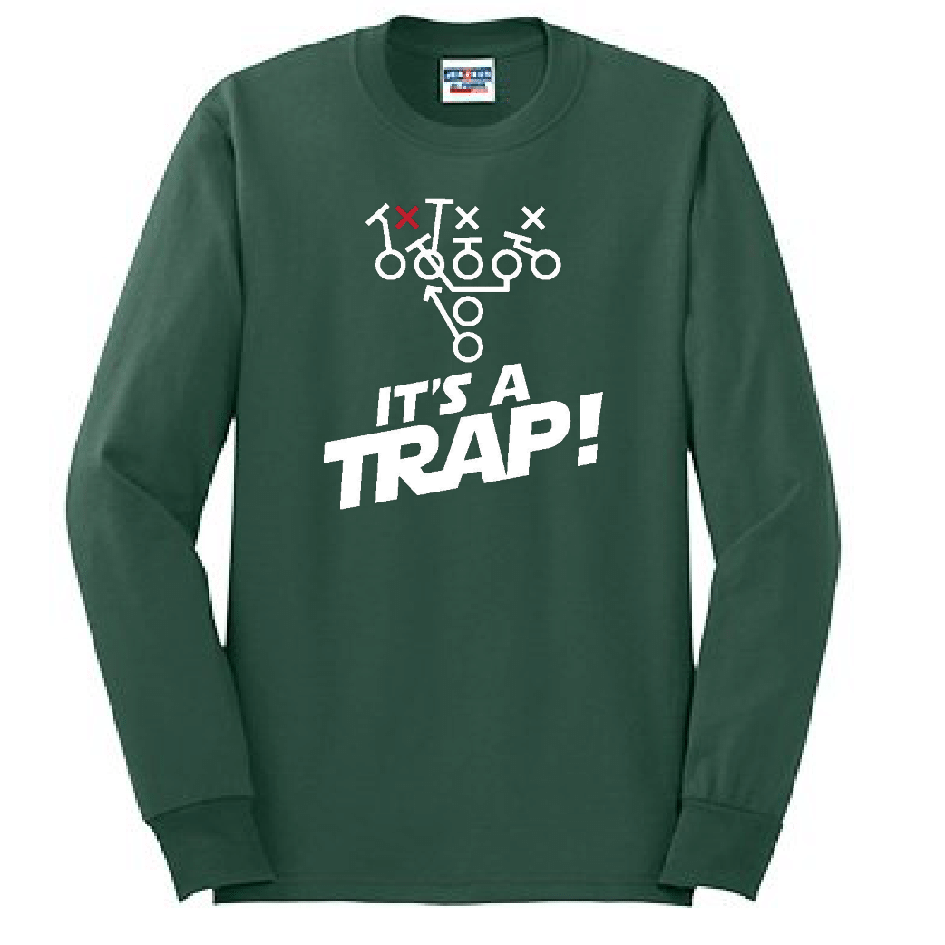 ITS A TRAP! (White) - Tall Long Sleeve T-Shirt