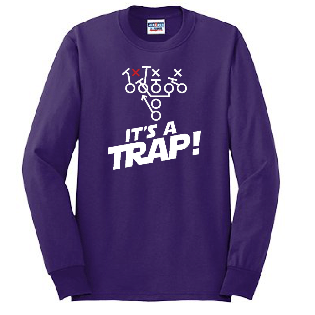 ITS A TRAP! (White) - Tall Long Sleeve T-Shirt