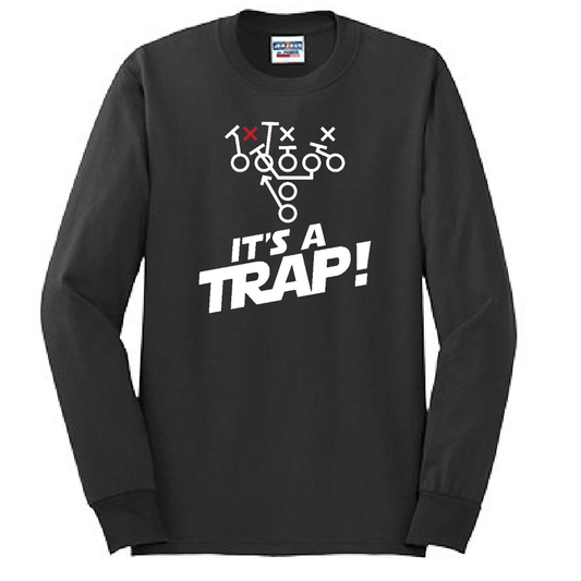 ITS A TRAP! (White) - Long Sleeve T-Shirt