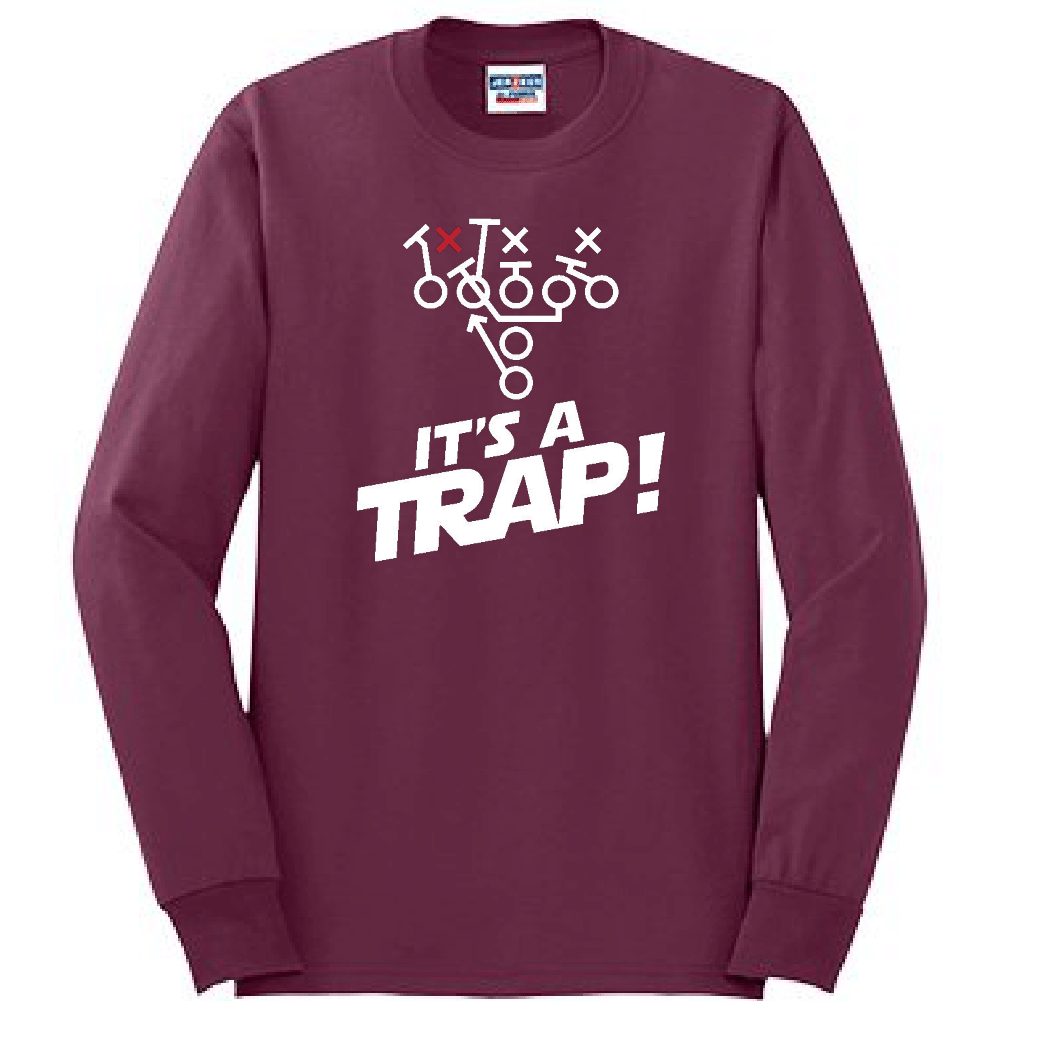 ITS A TRAP! (White) - Tall Long Sleeve T-Shirt