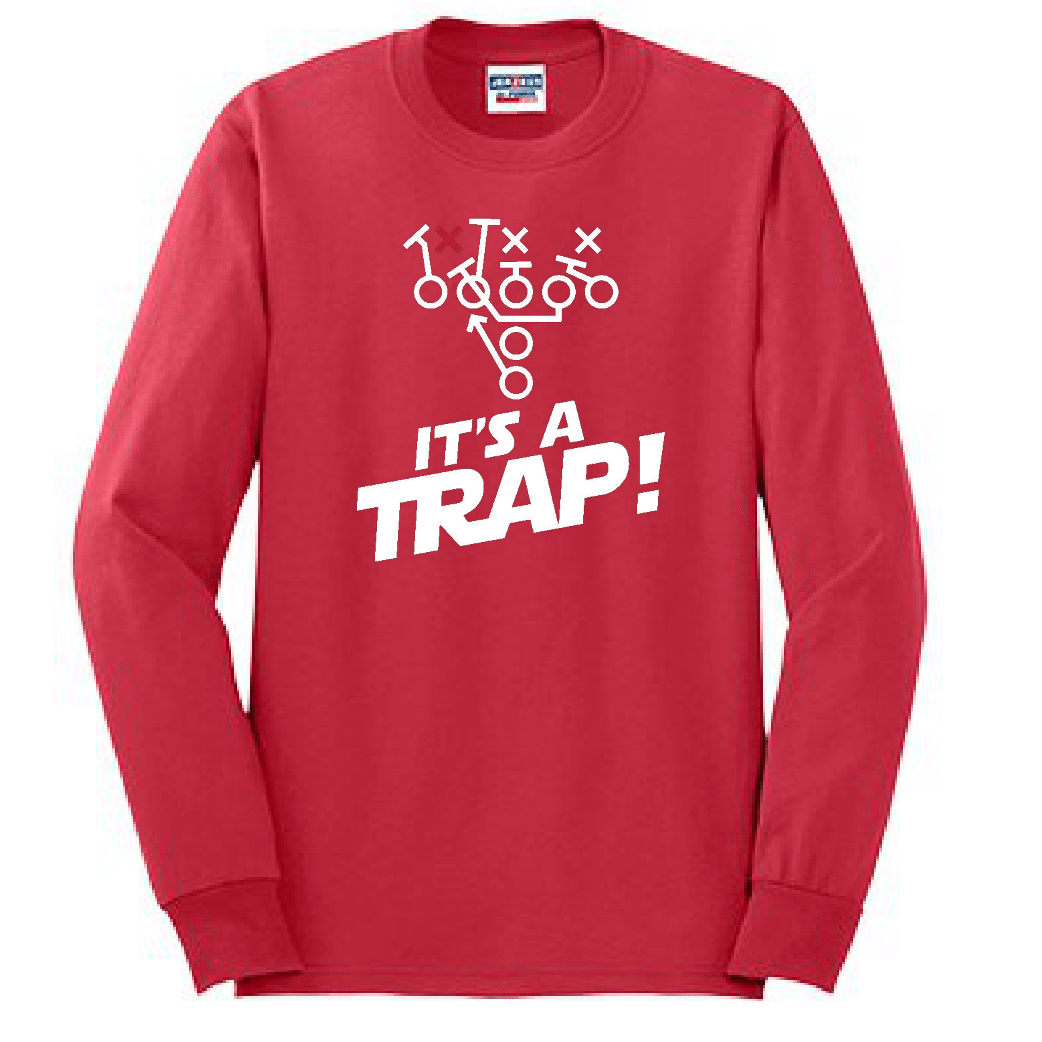 ITS A TRAP! (White) - Long Sleeve T-Shirt
