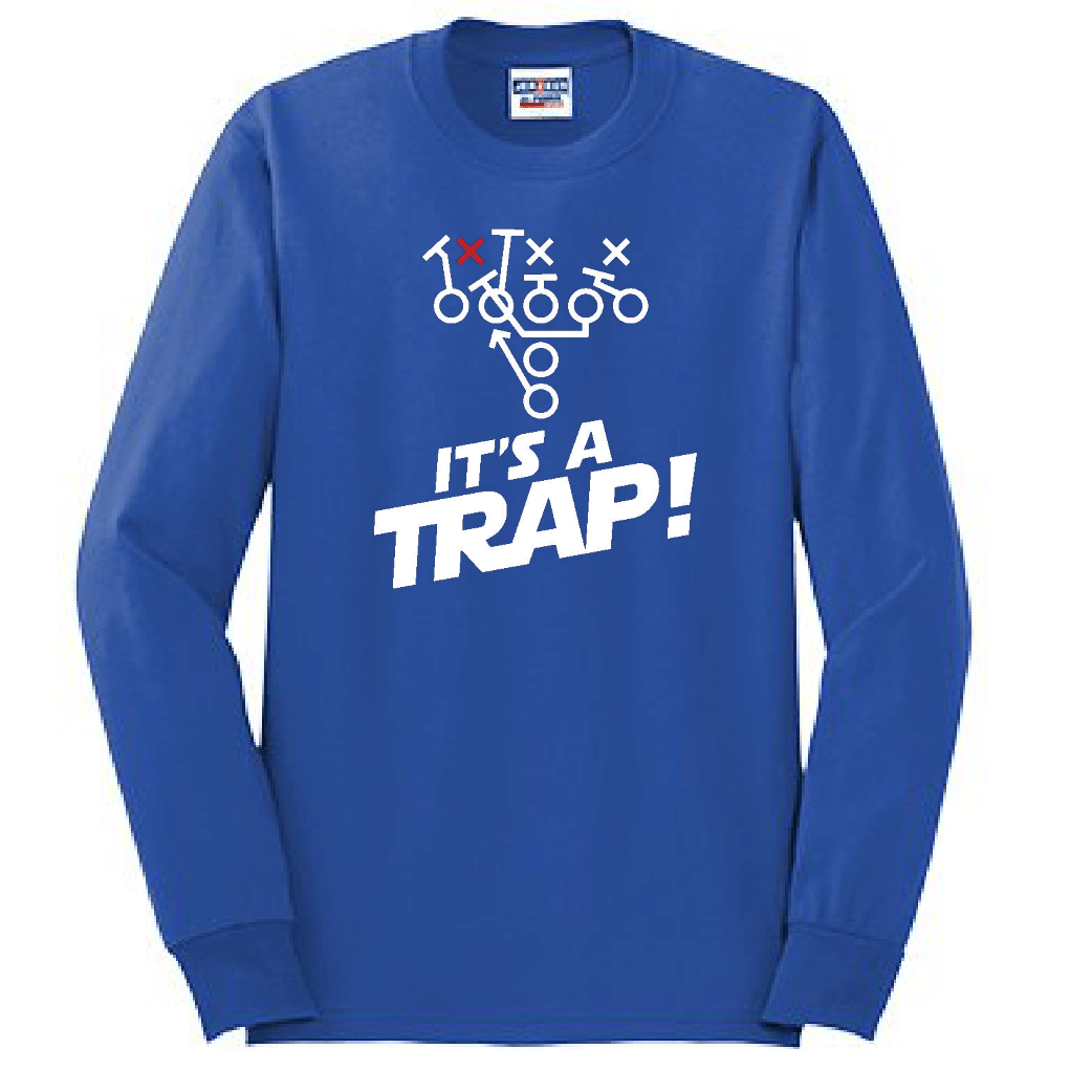 ITS A TRAP! (White) - Tall Long Sleeve T-Shirt