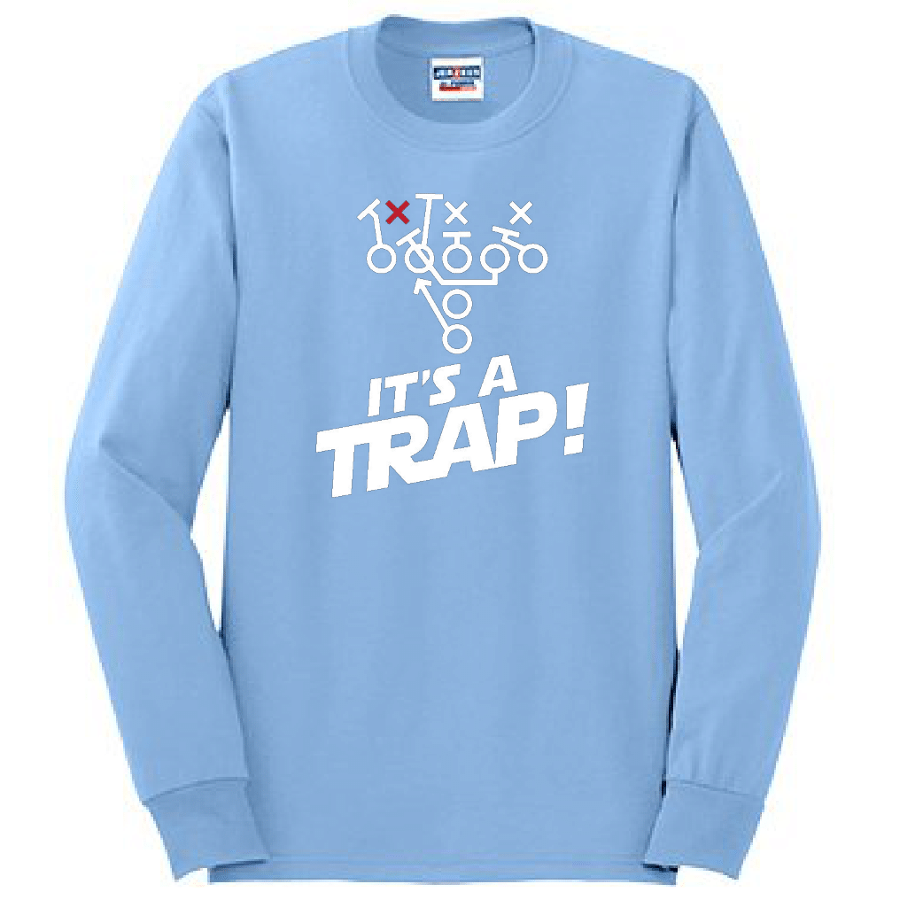 ITS A TRAP! (White) - Long Sleeve T-Shirt
