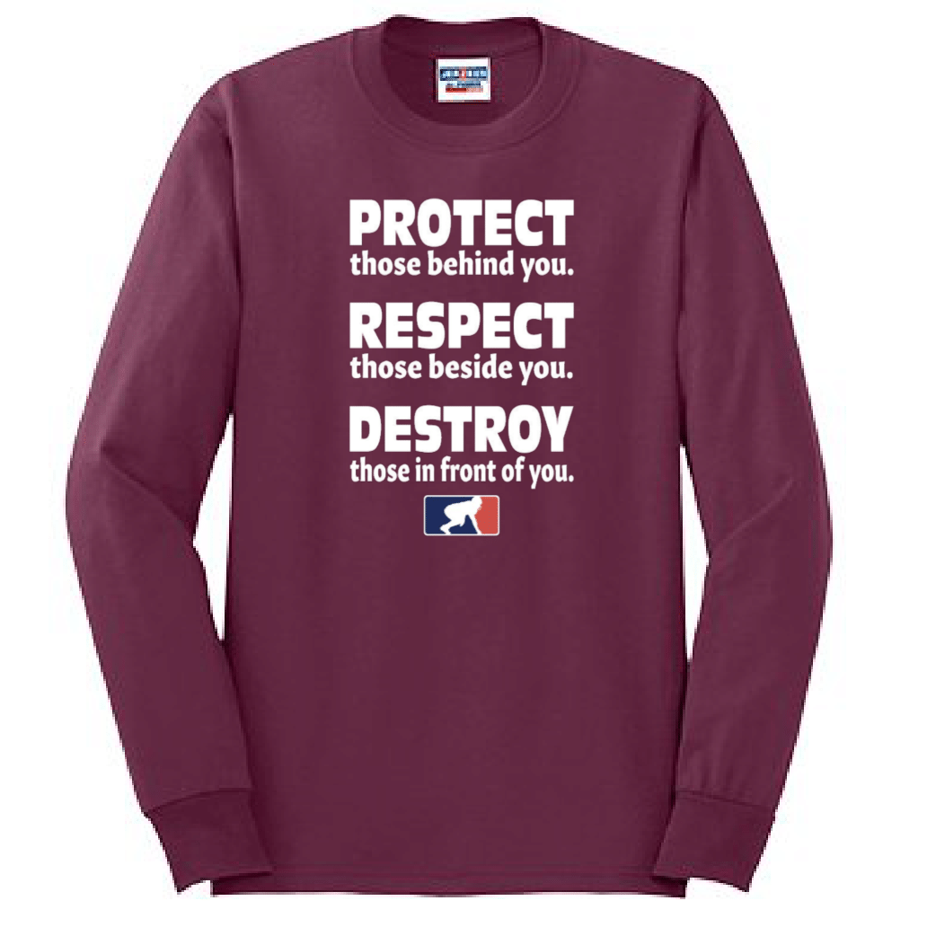 PROTECT RESPECT DESTROY - Tall Long Sleeve T-Shirt