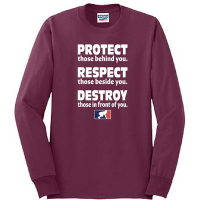 PROTECT RESPECT DESTROY - Tall Long Sleeve T-Shirt