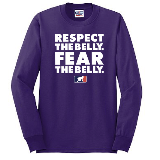 RESPECT THE BELLY - Long Sleeve T-Shirt