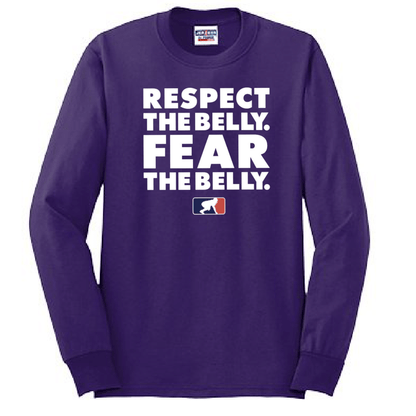 RESPECT THE BELLY - Tall Long Sleeve T-Shirt