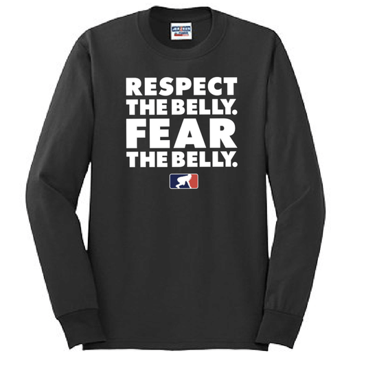 RESPECT THE BELLY - Long Sleeve T-Shirt