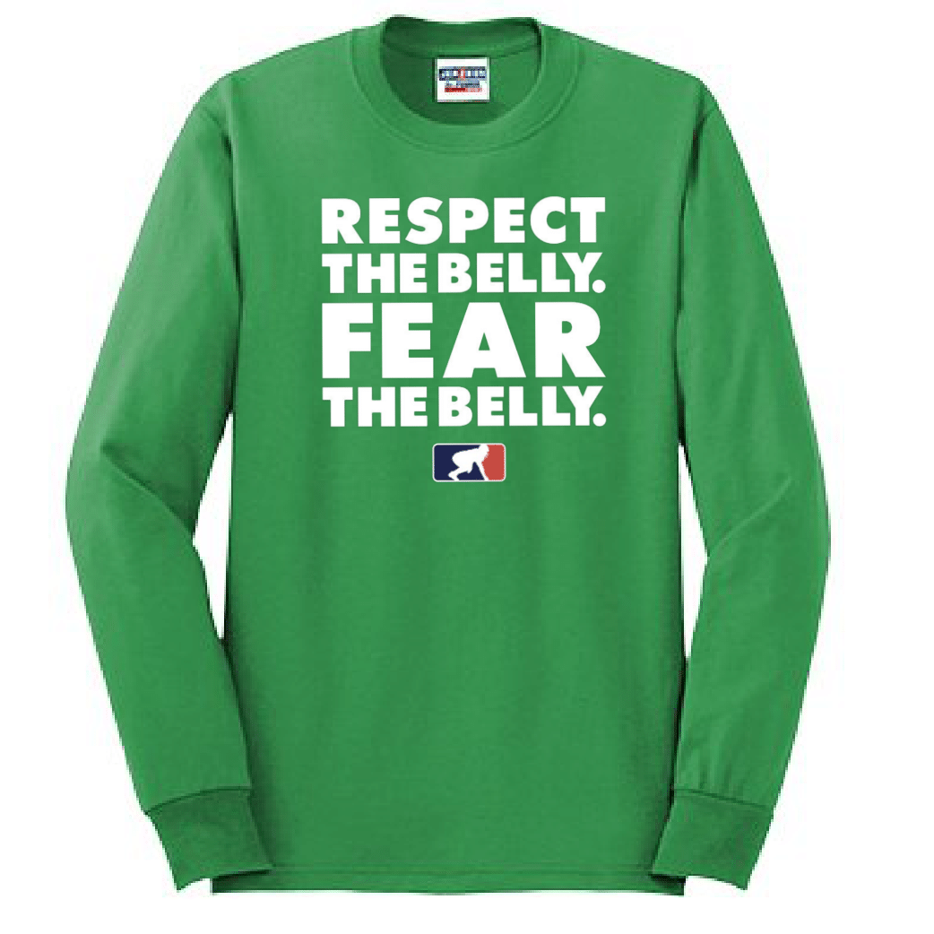 RESPECT THE BELLY - Long Sleeve T-Shirt