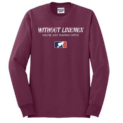 WITHOUT LINEMEN - Tall Long Sleeve T-Shirt