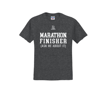 MARATHON FINISHER (White) - Short Sleeve 50/50 Tee