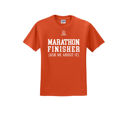 MARATHON FINISHER (White) - Short Sleeve 50/50 Tee
